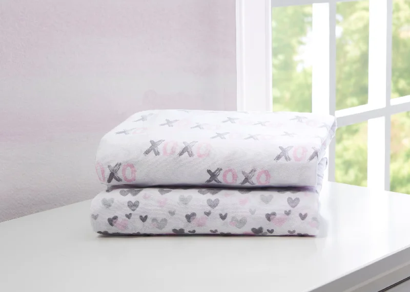 Latex mattresses with natural bounce and breathabilityHearts N Kisses Fitted Crib Sheets - 2 Pack Latex mattresses with natural bounce and breathabilityHearts N Kisses Fitted Crib Sheets - 2 Pack