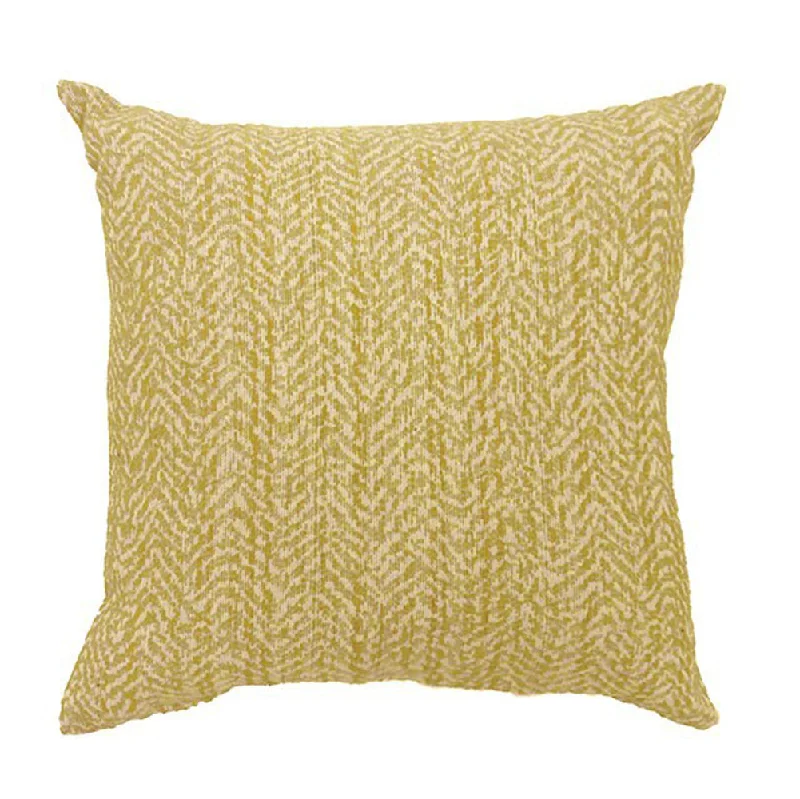 Silk Pillows for Smooth Skin and HairBenzara GAIL Contemporary Small Pillow, Yellow Finish, Set of 2