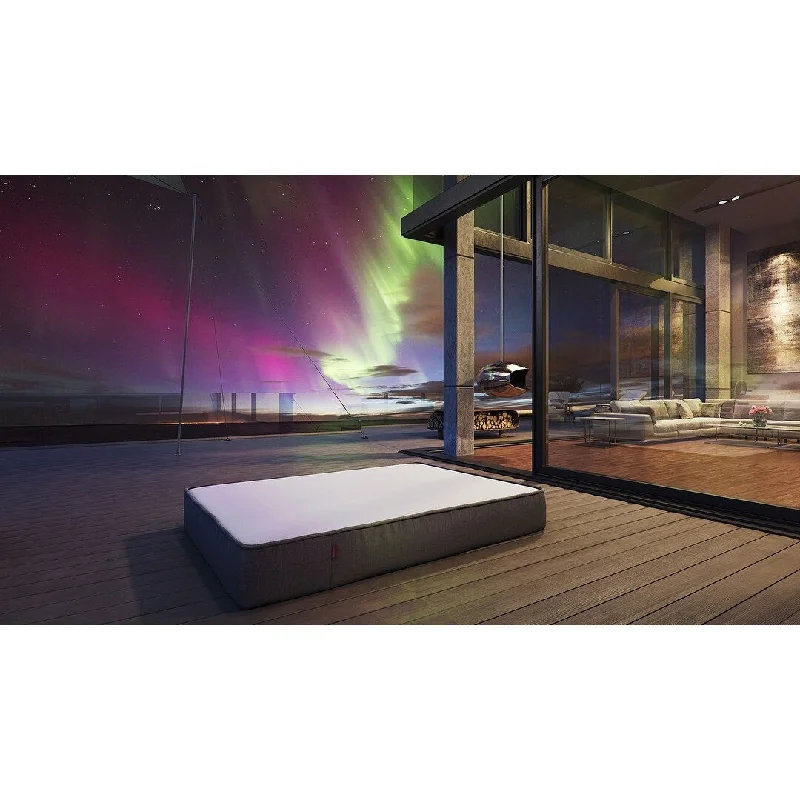 Hybrid mattresses combining foam and innerspring technologyAurora Mattress in White and Slate Hybrid mattresses combining foam and innerspring technologyAurora Mattress in White and Slate
