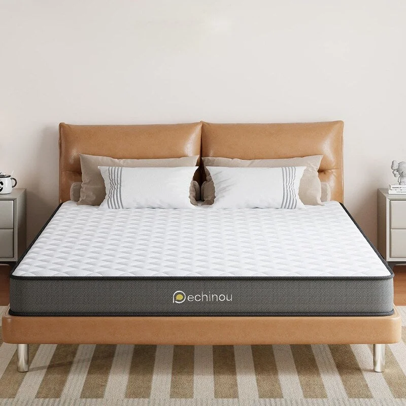 Polyester - foam mattresses for budget - friendly options6 in Queen Size Hybrid Mattress in a Box with Gel Memory Foam, Medium Firm Support, Pressure Relief, Motion Isolation Polyester - foam mattresses for budget - friendly options6 in Queen Size Hybrid Mattress in a Box with Gel Memory Foam, Medium Firm Support, Pressure Relief, Motion Isolation