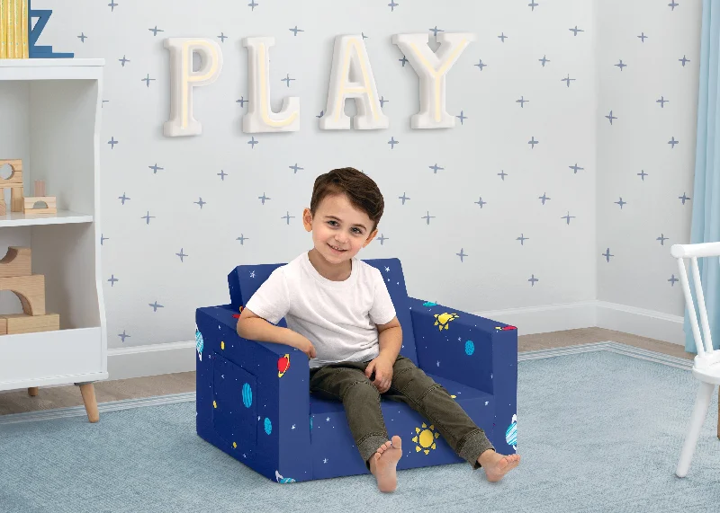 Wool - filled mattresses for natural insulation and moisture - wickingSpaceship Cozee Flip Out Chair - 2-in-1 Convertible Chair to Lounger for Kids Wool - filled mattresses for natural insulation and moisture - wickingSpaceship Cozee Flip Out Chair - 2-in-1 Convertible Chair to Lounger for Kids