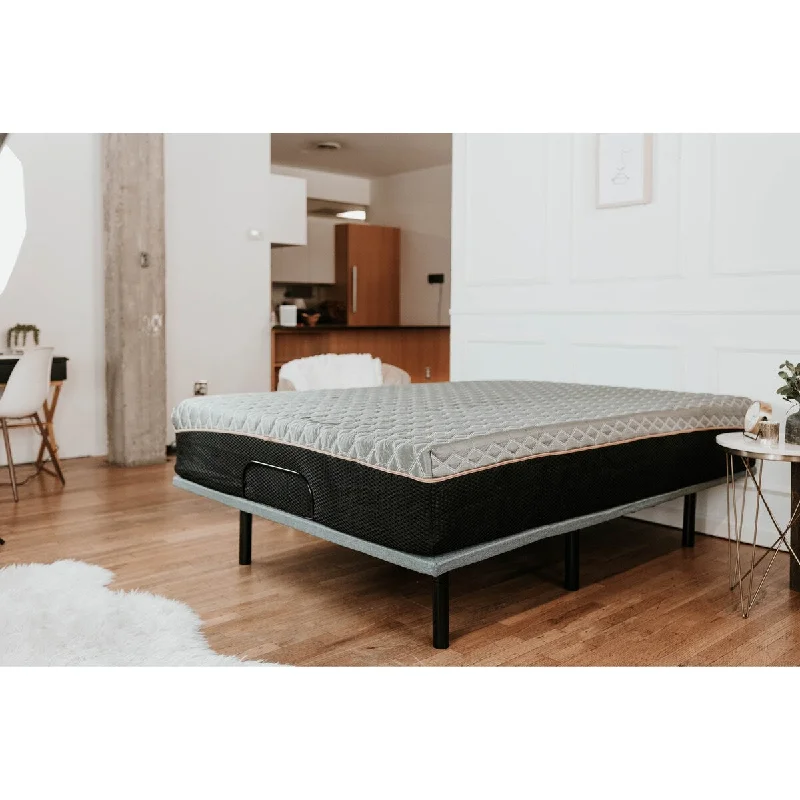 Hybrid mattresses combining foam and innerspring technologyCopper Infused Hybrid 12 In Soft Memory Foam California King Mattress Hybrid mattresses combining foam and innerspring technologyCopper Infused Hybrid 12 In Soft Memory Foam California King Mattress