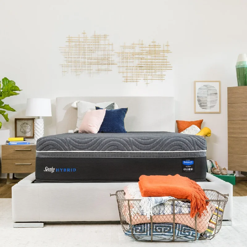 Natural latex and organic cotton blend mattressesSealy Hybrid Premium 14-inch Split California King-size Firm Mattress Set Natural latex and organic cotton blend mattressesSealy Hybrid Premium 14-inch Split California King-size Firm Mattress Set
