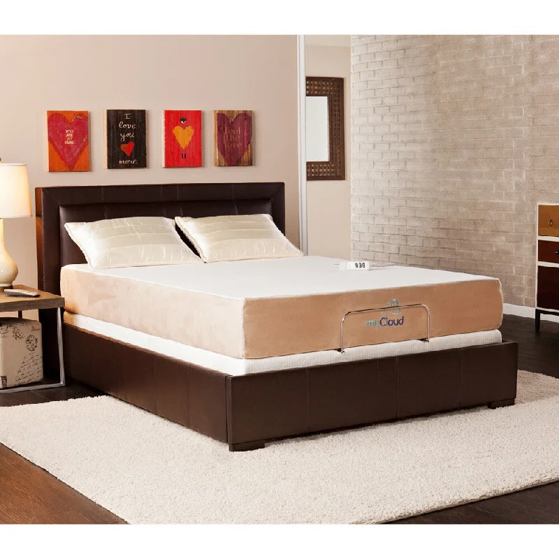 Polyester - foam mattresses for budget - friendly optionsmyCloud Gel Infused Memory Foam 10-inch Queen-Size Mattress Polyester - foam mattresses for budget - friendly optionsmyCloud Gel Infused Memory Foam 10-inch Queen-Size Mattress