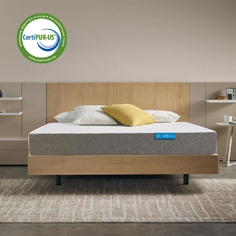 Hybrid mattresses combining foam and innerspring technologyTwo-Sided 10'' Medium Gel Memory Foam Mattress Hybrid mattresses combining foam and innerspring technologyTwo-Sided 10'' Medium Gel Memory Foam Mattress