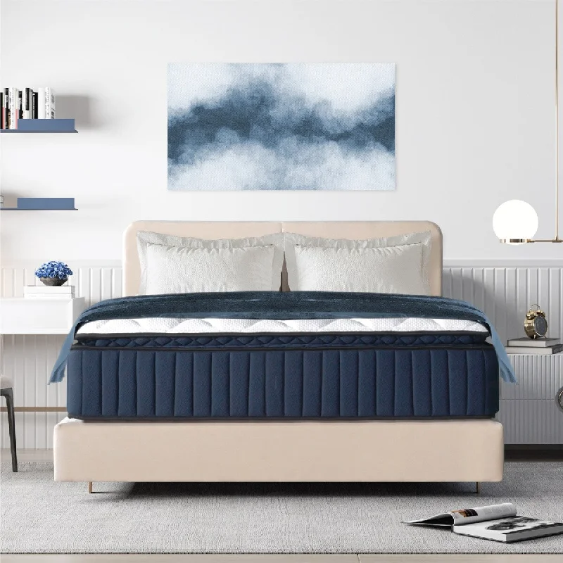 Natural latex and organic cotton blend mattressesOpulence 14" Plush Pillow-Top Memory Foam Edge Support Pocket Spring Premium Hybrid Mattress Natural latex and organic cotton blend mattressesOpulence 14" Plush Pillow-Top Memory Foam Edge Support Pocket Spring Premium Hybrid Mattress